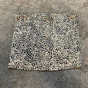 cute cheetah print tube top